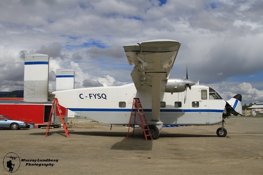 C-FYSQ, a Short Brothers SC-7 Skyvan Series 3ANJ at Whitehorse, Yukon (CYXY)