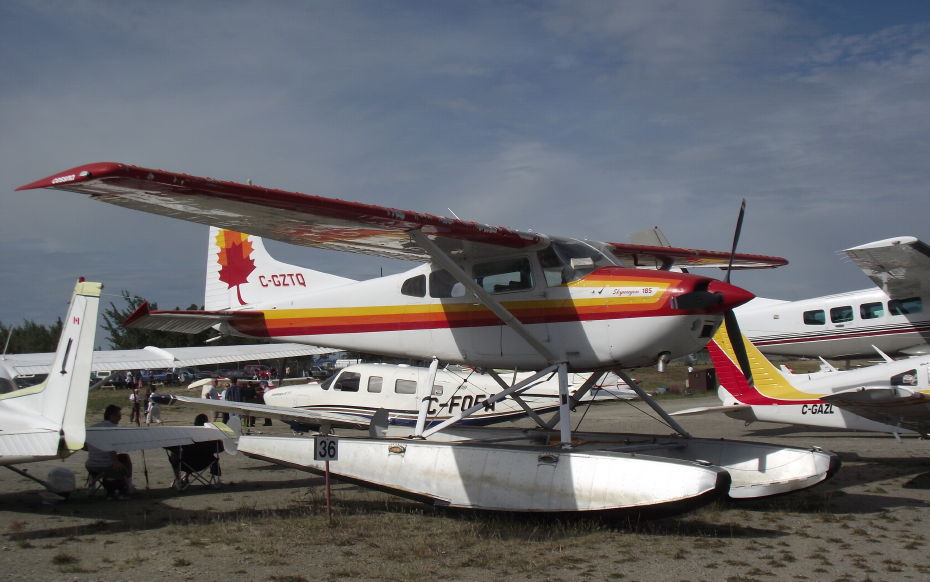 C-GZTQ, a 1978 Cessna A185F Skywagon operated by Black Sheep Aviation & Cattle Company