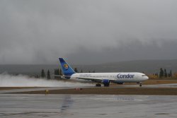 Condor's Boeing 767 D-ABUH at Whitehorse