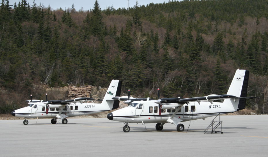 N147SA and N232SA: De Havilland Canada DHC-6-300s
