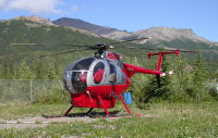 N58191: Hughes 369D at Denali, Alaska
