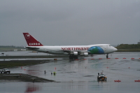 N645NW: Boeing 747-222B at Skagway, Alaska