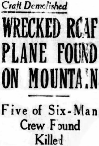 Venutura bomber crash, 1944