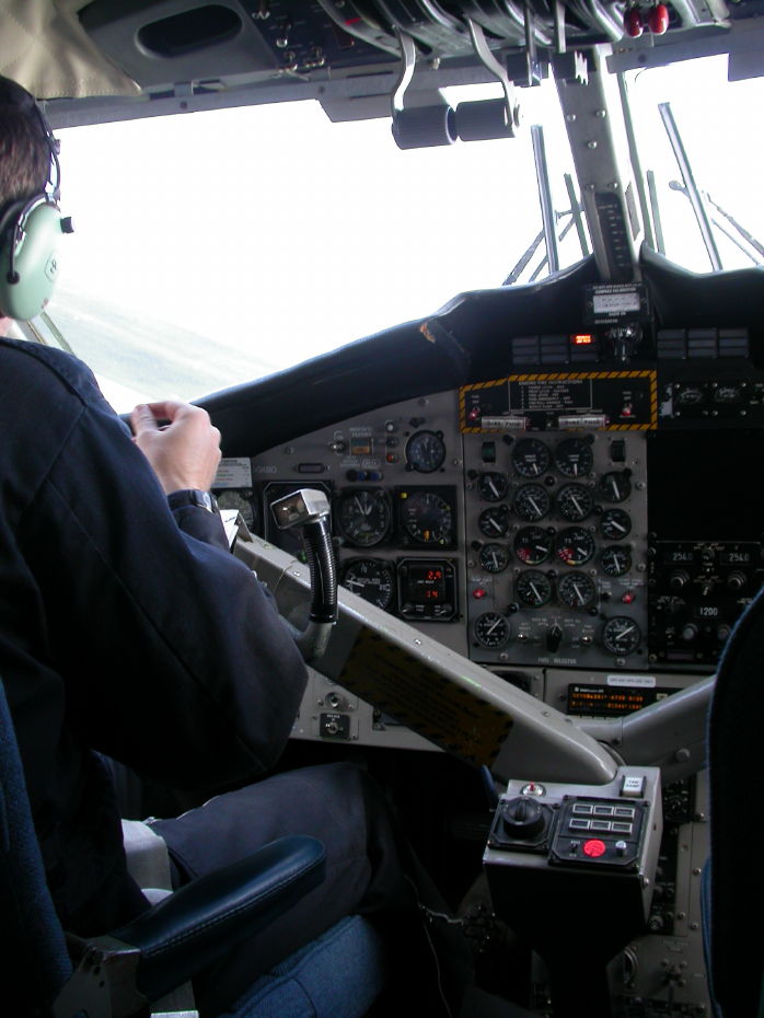 The panel of C-GKBO, a 1980 de Havilland DHC-6-300 Twin Otter operated by Kenn Borek Air