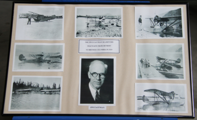 The five Eastman Sea Rovers that flew from Detroit to British Columbia.