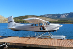 C-GECS, a 1975 Cessna 180J on floats
