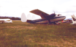 Scottish Aviation Twin Pioneer Series 3 C-GNIS at Smithers in June 1985.