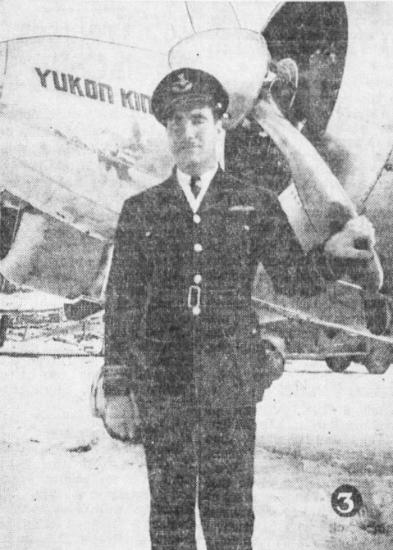 Captain Sheldon Luck, chief pilot for Yukon Southern Air Transport, 1941