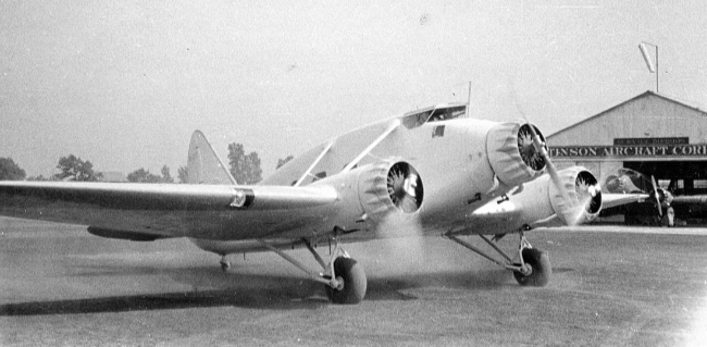 Tri-motor Stinson Model A, 1934