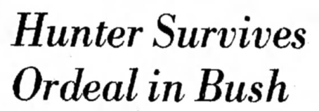 The rescue of Jack Wood, 1969