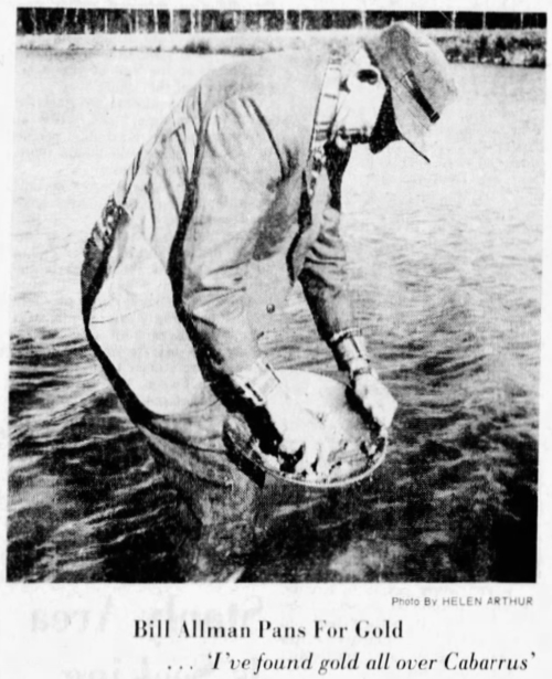 Bill Allman Pans For Gold