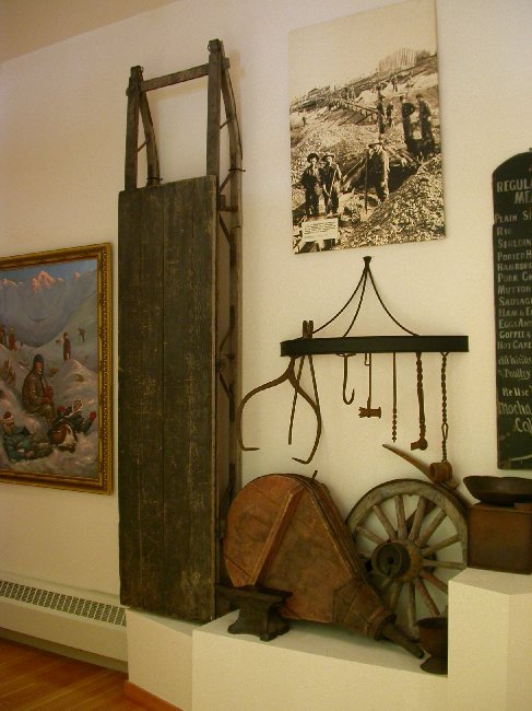 A photo of the museum at Skagway, Alaska
