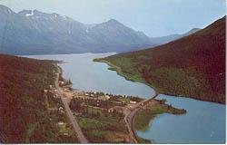 Historic postcard of Moose Pass, Alaska