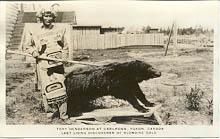 A historic postcard showing Patsy Henderson, who may have been with the party that discovered gold in the Klondike