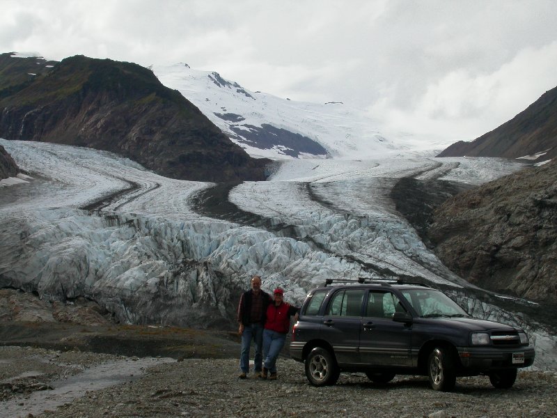 A photo of the Berendon Glacier