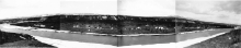 A panoramic photo of Whitehorse in 1900