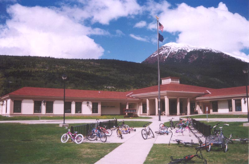The school at Skagway, Alaska
