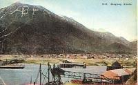 Postcard of Skagway, Alaska in about 1910