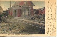 The E. J. Shaw home and garden in Skagway sometime before 1907