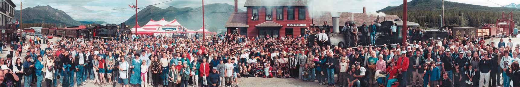 Carcross panoramic photo
