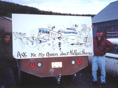 Eric Stretch, Dawson City, Yukon - 'Ask Me My Opinion About Holland America'