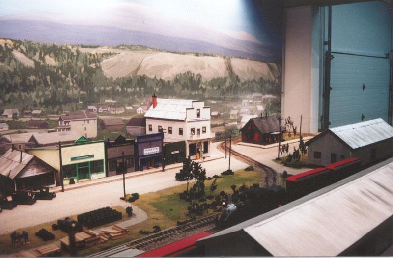A photo of the WP&YR display at the Yukon Transportation Museum in Whitehorse, Yukon Territory