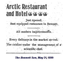 Arctic Restaurant and Hotel, 1899