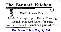 Bennett Kitchen, 1899