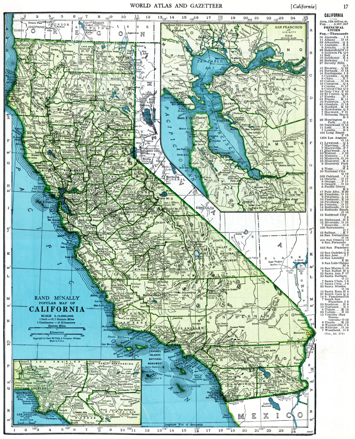 Maps of California, 1947