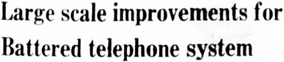 Large scale improvements for battered telephone system - CNT Yukon, 1959