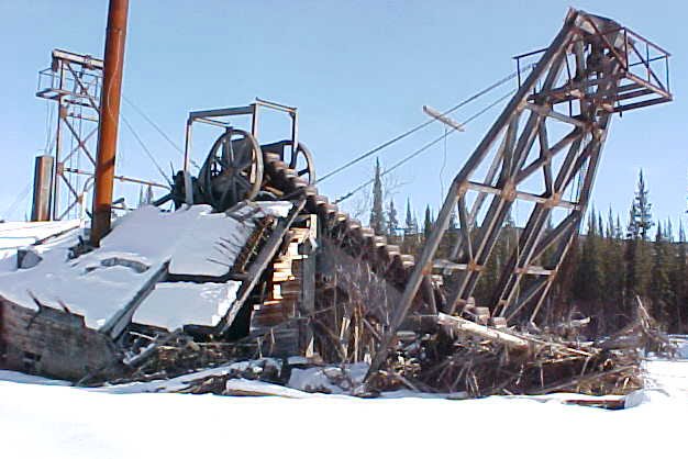 The Cowden Gold Dredge (also known as the 'Lost Chicken Dredge', near Chicken, Alaska