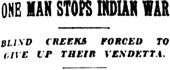 One Man Stops Indian War