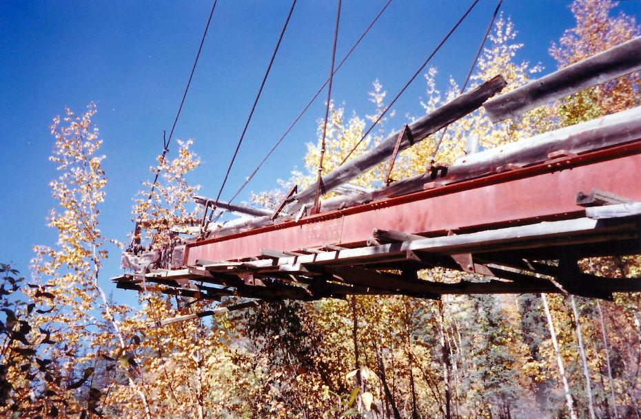 The Jack Wade Gold Dredge along the Taylor Highway, Alaska