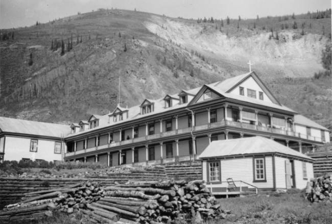 St. Mary's Hospital, Dawson. Yukon Archives 2007/10R #235.
