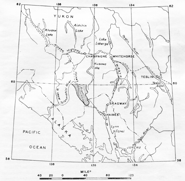 BC Department of Mines: The Squaw Creek - Rainy Hollow area 1948, map