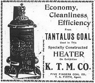 This advertisement appeared in the Dawson Daily News of July 4, 1912.