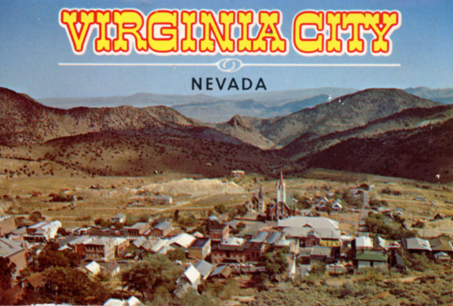 Virgina City, Nevada, in the 1970s