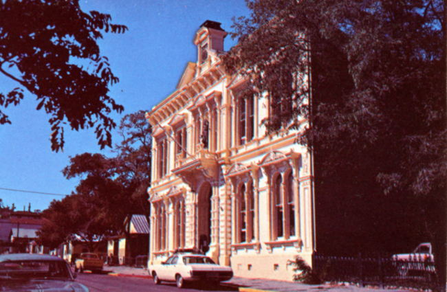 The Storey County Court House in Virgina City, Nevada, in the 1970s