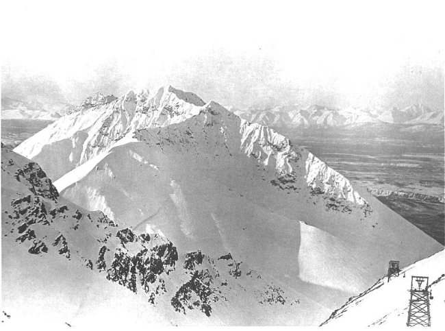 The Bonanza copper mine tramway at Kennecott, Alaska