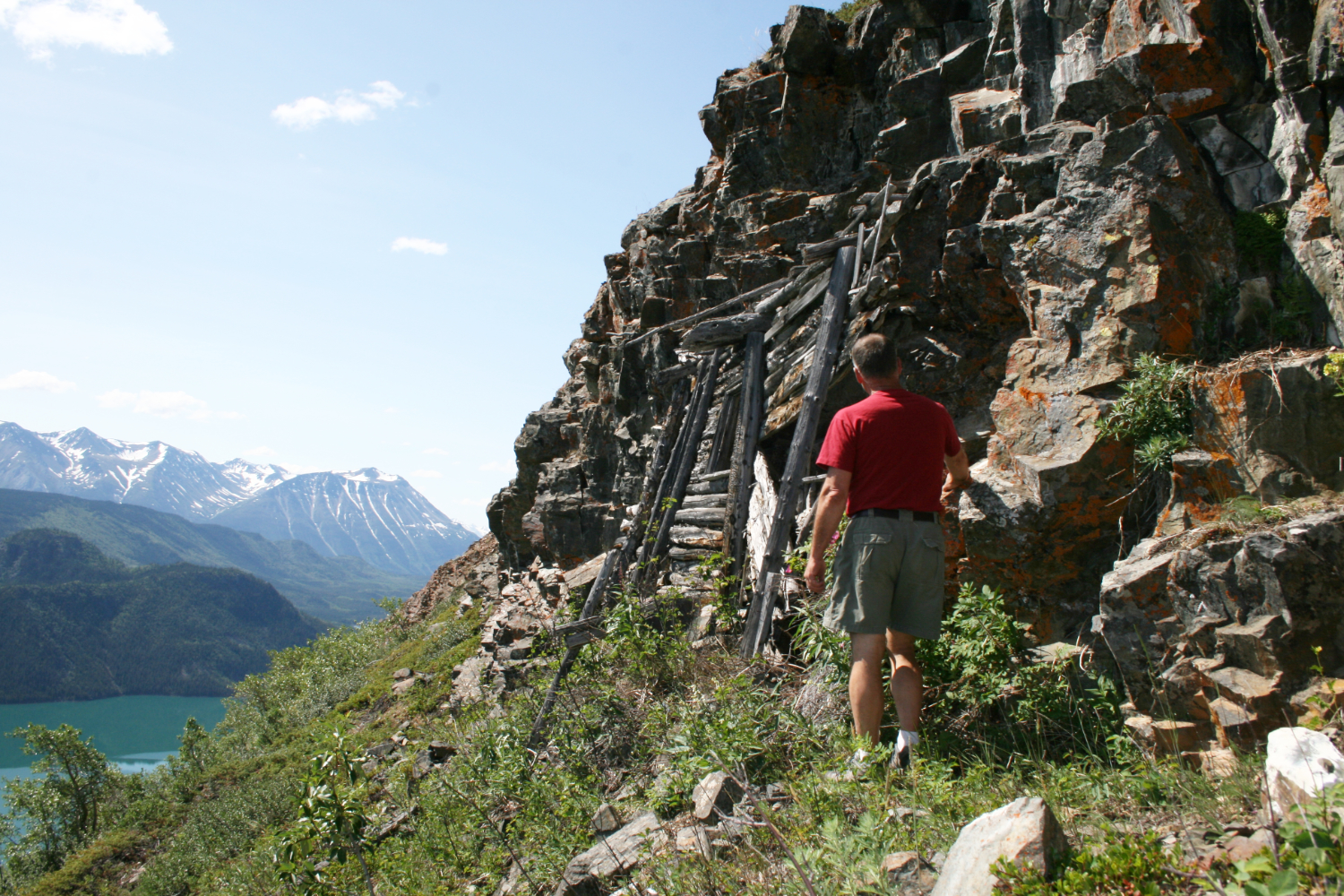 The original 1901 Venus Mine 'cliff house', on July 7, 2009.