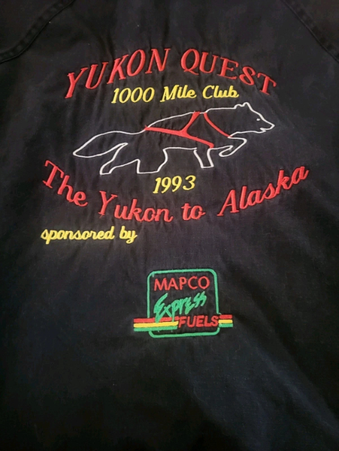 Yukon Quest sled dog race - 1993 jacket