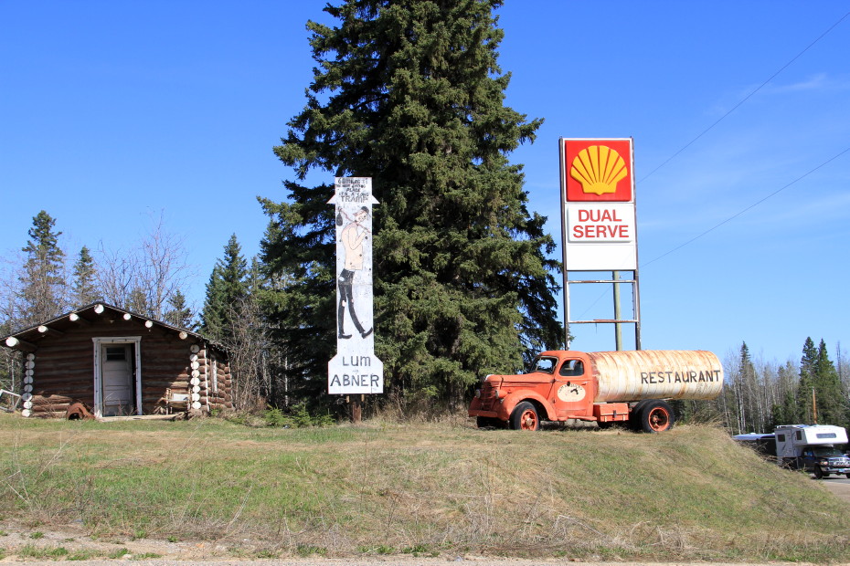 Lum 'n' Abner's (Prophet River Services) on the Alaska Highway