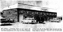 Bay Hotel, Delta Junction, Alaska, 1957