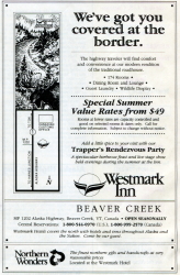 Westmark Inn Beaver Creek, Alaska Highway, 1992