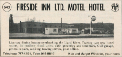Fireside Lodge, Alaska Highway, 1971