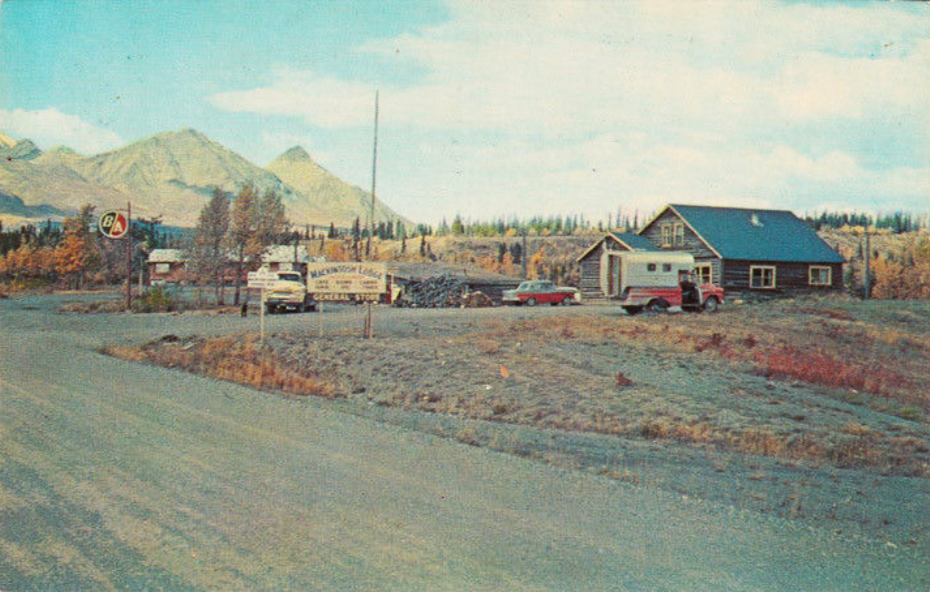 Mackintosh Lodge on the Alaska Highway, ca. 1962