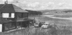Nisutlin Bay Lodge, Alaska Highway, 1970