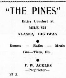 The Pines Hotel, Alaska Highway