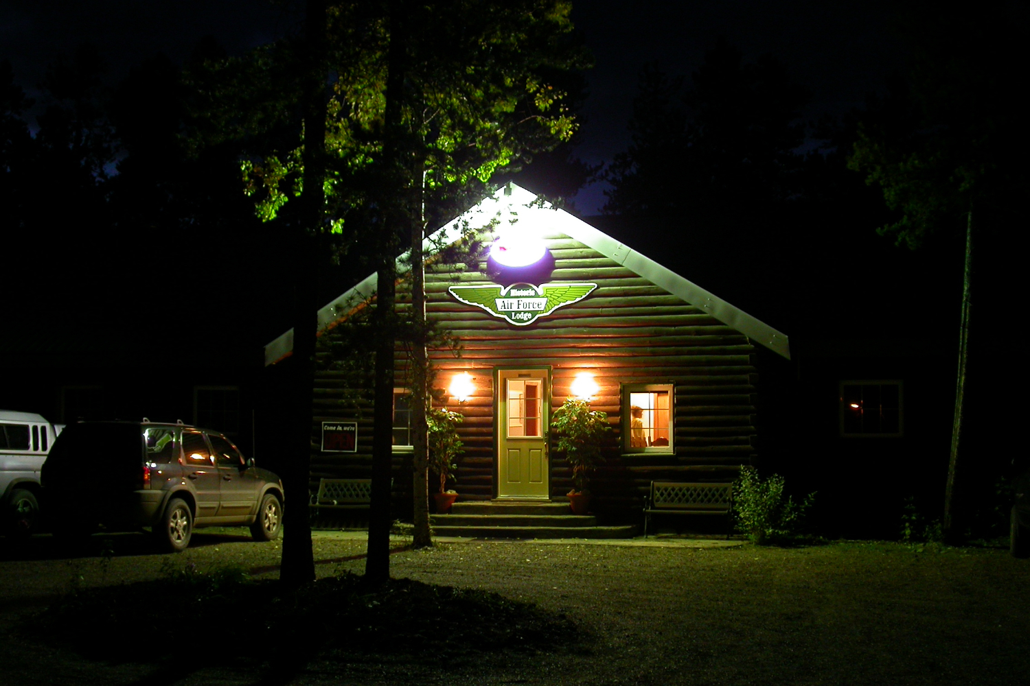 The Air Force Lodge, a restored Air Force barracks in Watson Lake (Historic Mile 635).