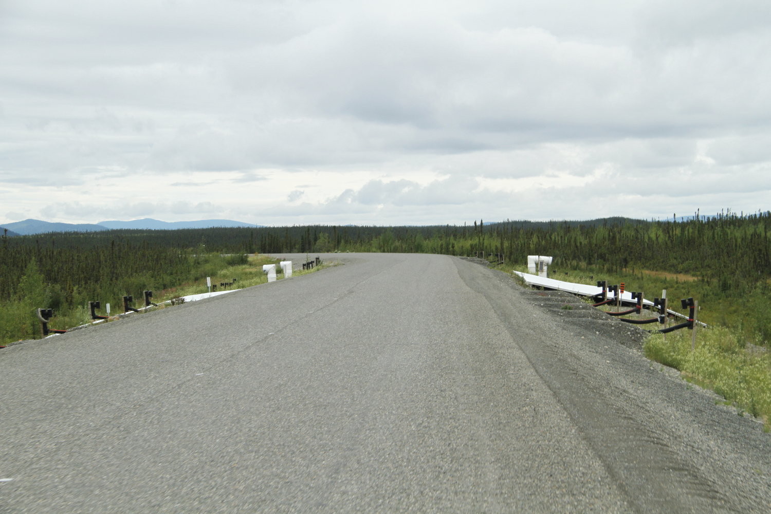 Permafrost testing, Alaska Highway